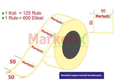 50x50 mm Terazi Etiketi Baskılı - 1