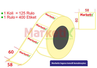 58x60 mm Terazi Etiketi Baskılı - 1