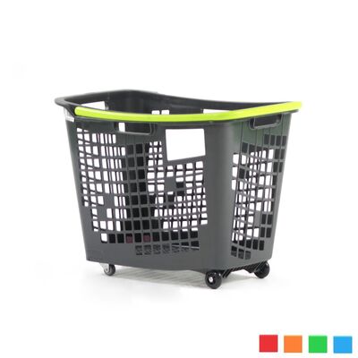 Black Roll Tekerlekli Alışveriş Sepeti 55 Litre - 10