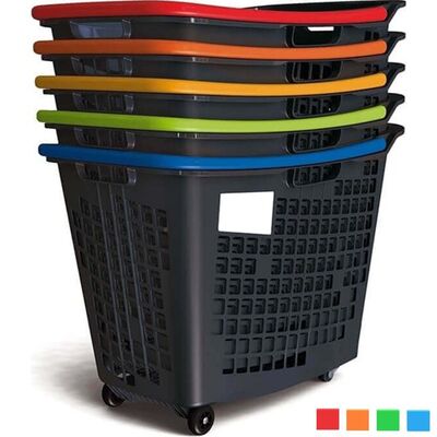 Black Roll Tekerlekli Alışveriş Sepeti 55 Litre - 11