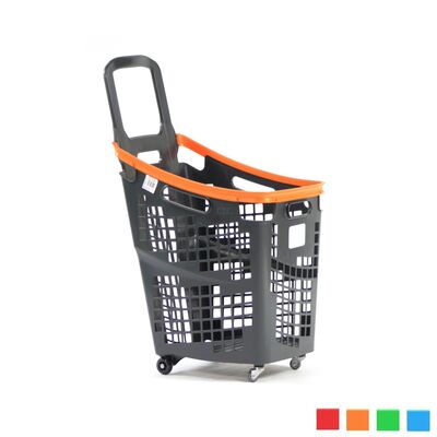 Black Roll Tekerlekli Alışveriş Sepeti 65 Litre - 1