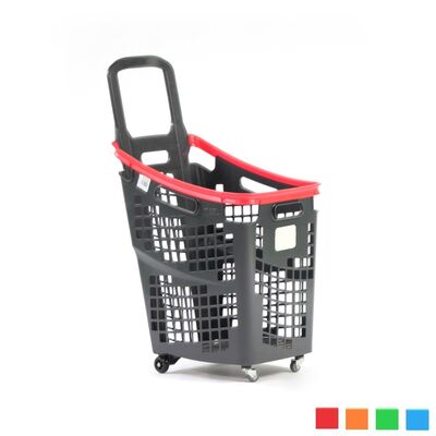 Black Roll Tekerlekli Alışveriş Sepeti 65 Litre - 3