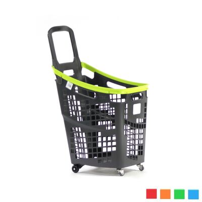 Black Roll Tekerlekli Alışveriş Sepeti 65 Litre - 5