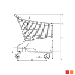 Colt Metal Market Alışveriş Arabası - 2