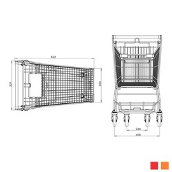 Colt Metal Market Alışveriş Arabası - 3