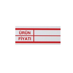 Fiyat Etiketi / Silinebilir / Renkli / PVC - 5