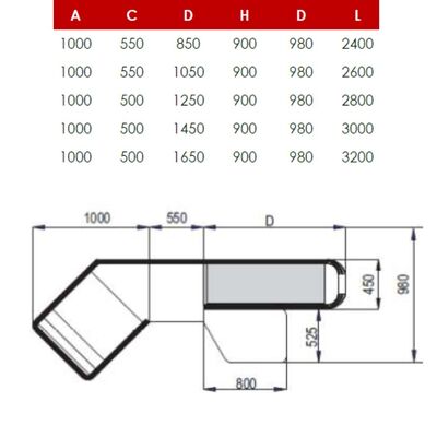 INFLEX Kasa / Yarım Havuz / Bantlı - 2