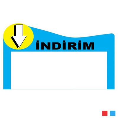 Promosyon İndirim Etiketliği - 1
