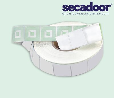 Kağıt Alarm Etiketi Barkodsuz / 30x30 mm / 1000'li Rulo - 1