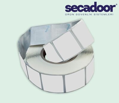 Kağıt Alarm Etiketi Barkodsuz / 50x50 mm / 1000'li Rulo - 1