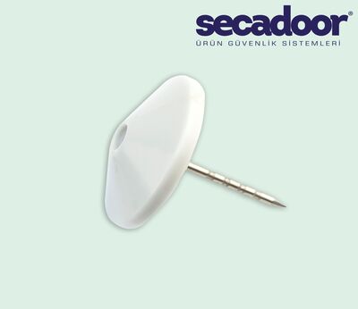 Alarm Çivisi / Plastik Başlı / Tırtıklı / 16 mm / 1000'li Kutu - 1