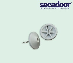Alarm Çivisi / Plastik Başlı / Tırtıklı / 16 mm / 1000'li Kutu - 2