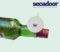 Round Plastik Sert  Şişe Alarm Etiketi - 4