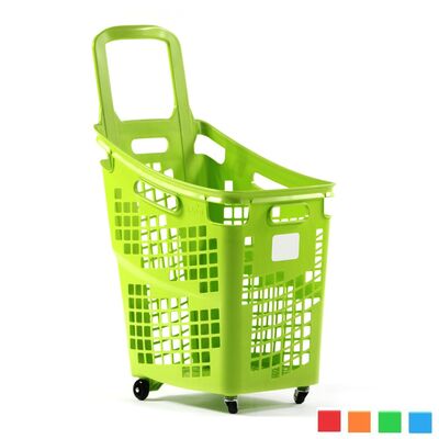 Shop&Roll Tekerlekli Alışveriş Sepeti 65 Litre - 1