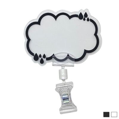 Yazı Kartı / Bulut / PVC - 3