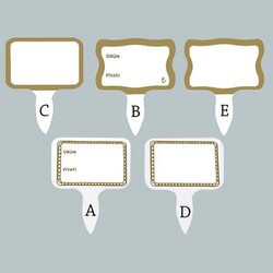 Yazı Kartı / Saplamalı / PVC